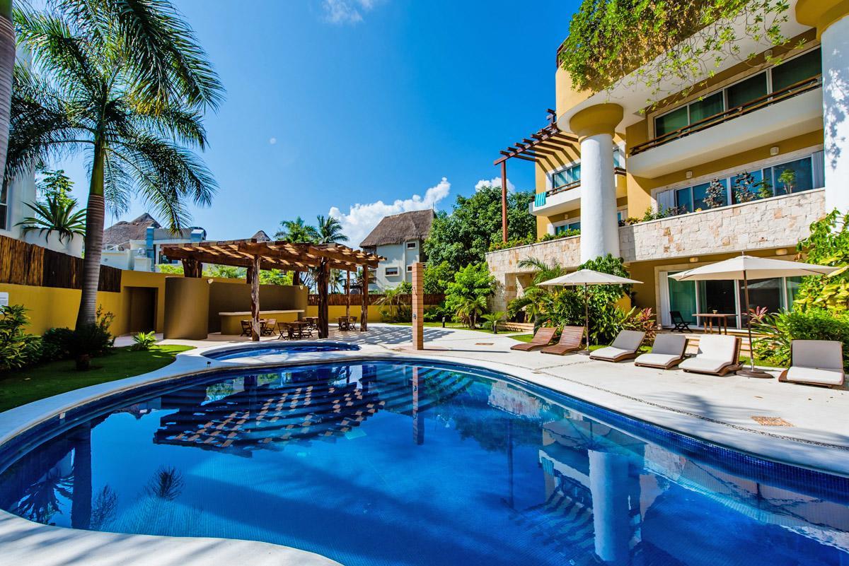 Апартаменты Pueblito Escondido 206 Плая-дель-Кармен Экстерьер фото