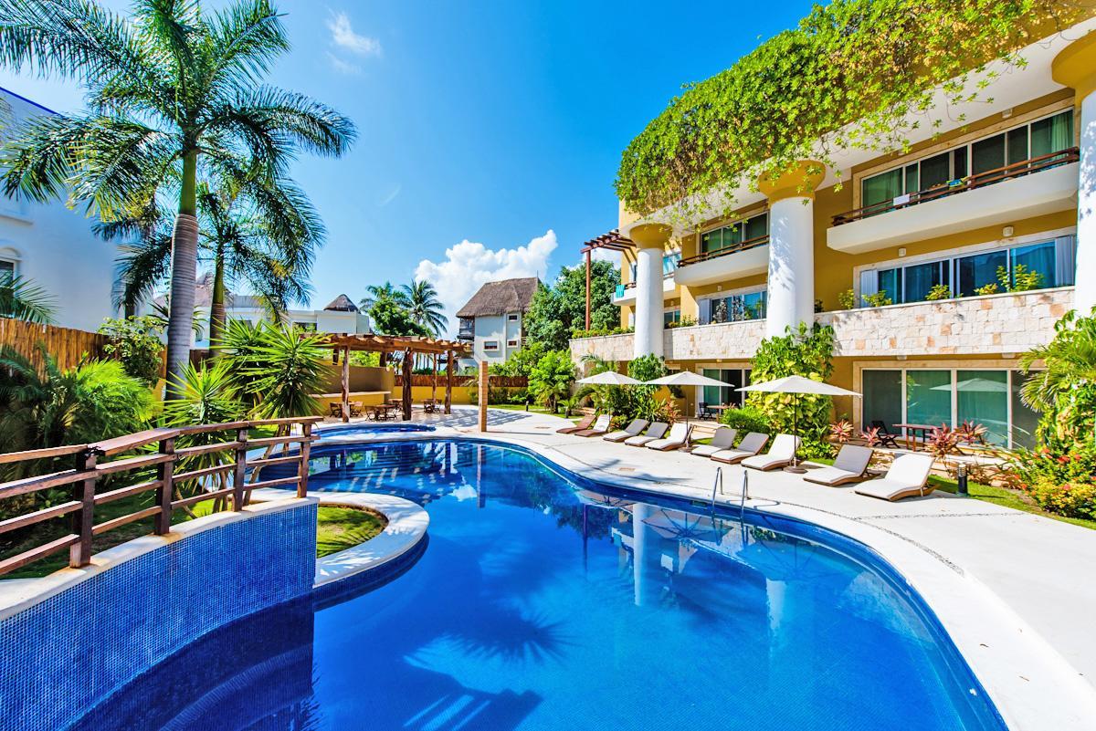 Апартаменты Pueblito Escondido 206 Плая-дель-Кармен Экстерьер фото
